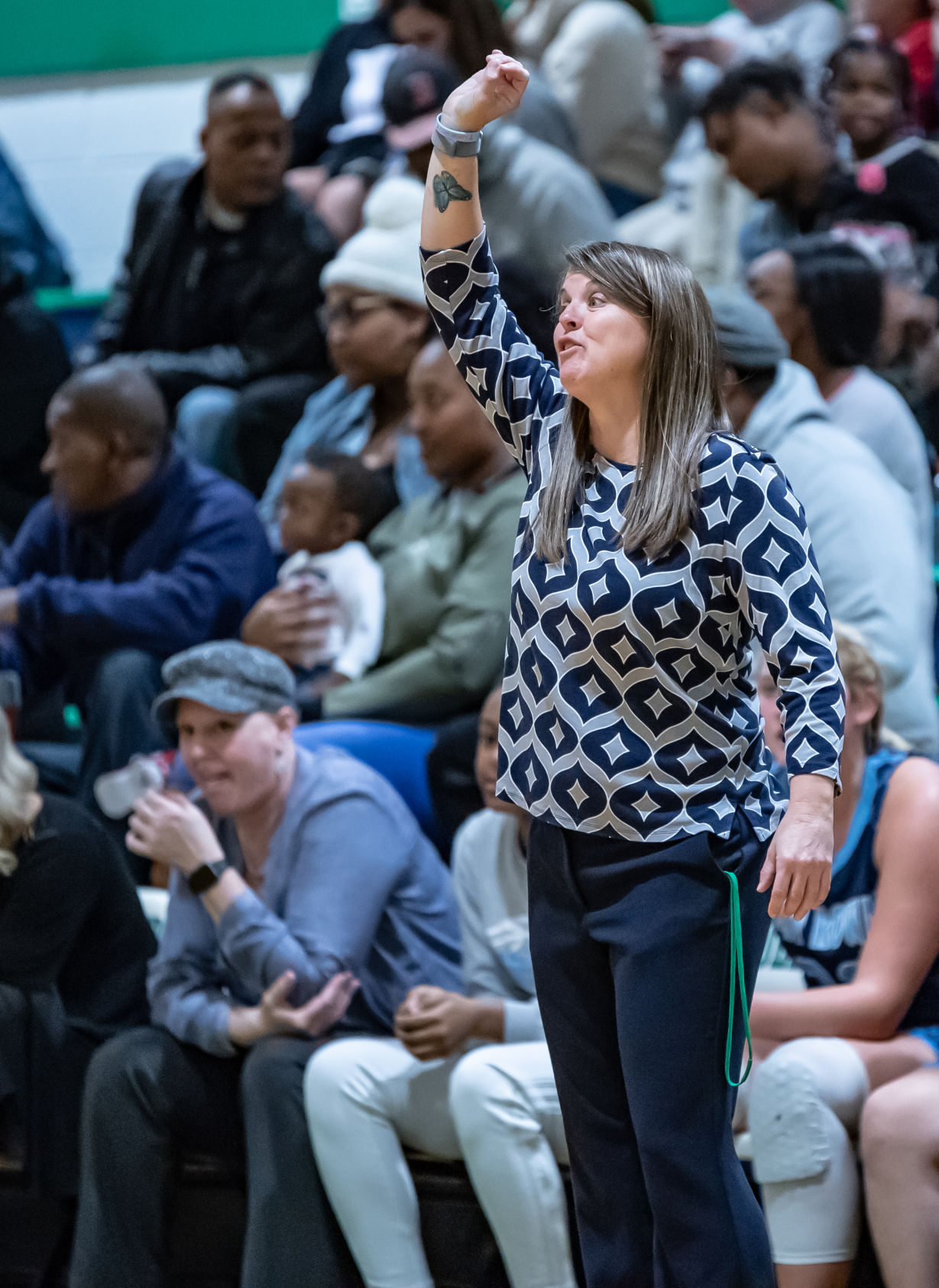 their home basketball game against West Rowan